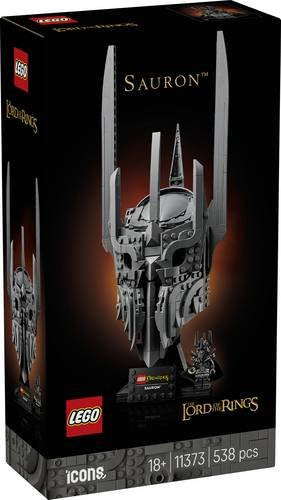 LEGO Icons Der Herr der Ringe Saurons Helm 11373 Schwarz - Bild 2