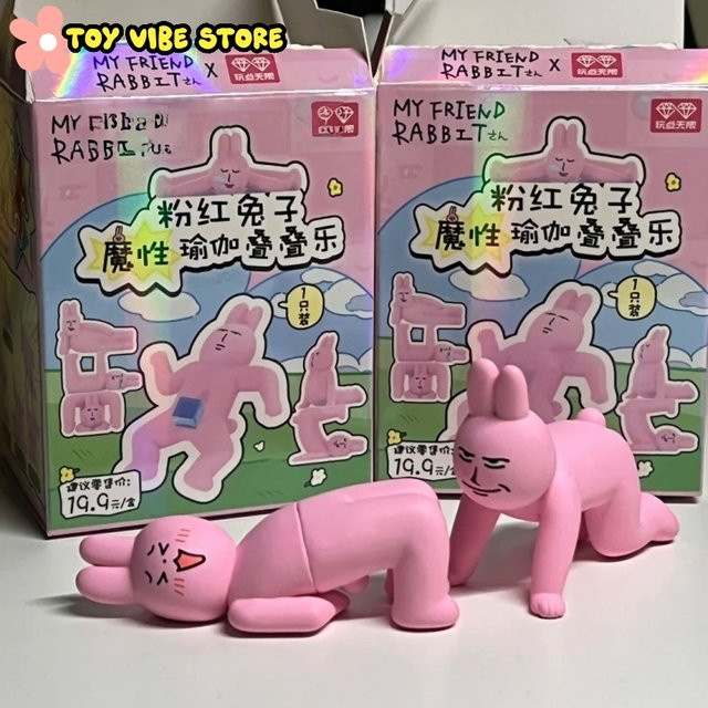 ZHOUCHEN Mein Freund Kaninchen Magische Yoga Serie, Blind Box, Rosa / Pink, Bunt / Mehrfarbig - Bild 1