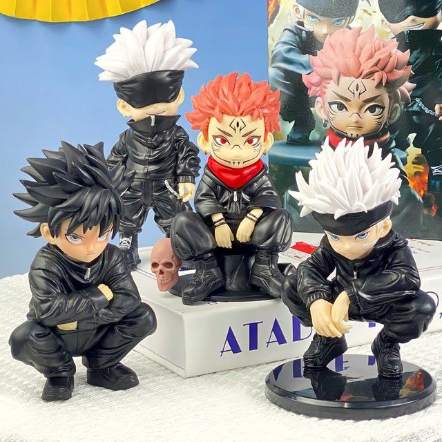 Bandai Jujutsu Kaisen Anime-Figur Satoru Gojo Yuji Itadori Megumi Fushiguro Modell Statue - Bild 1