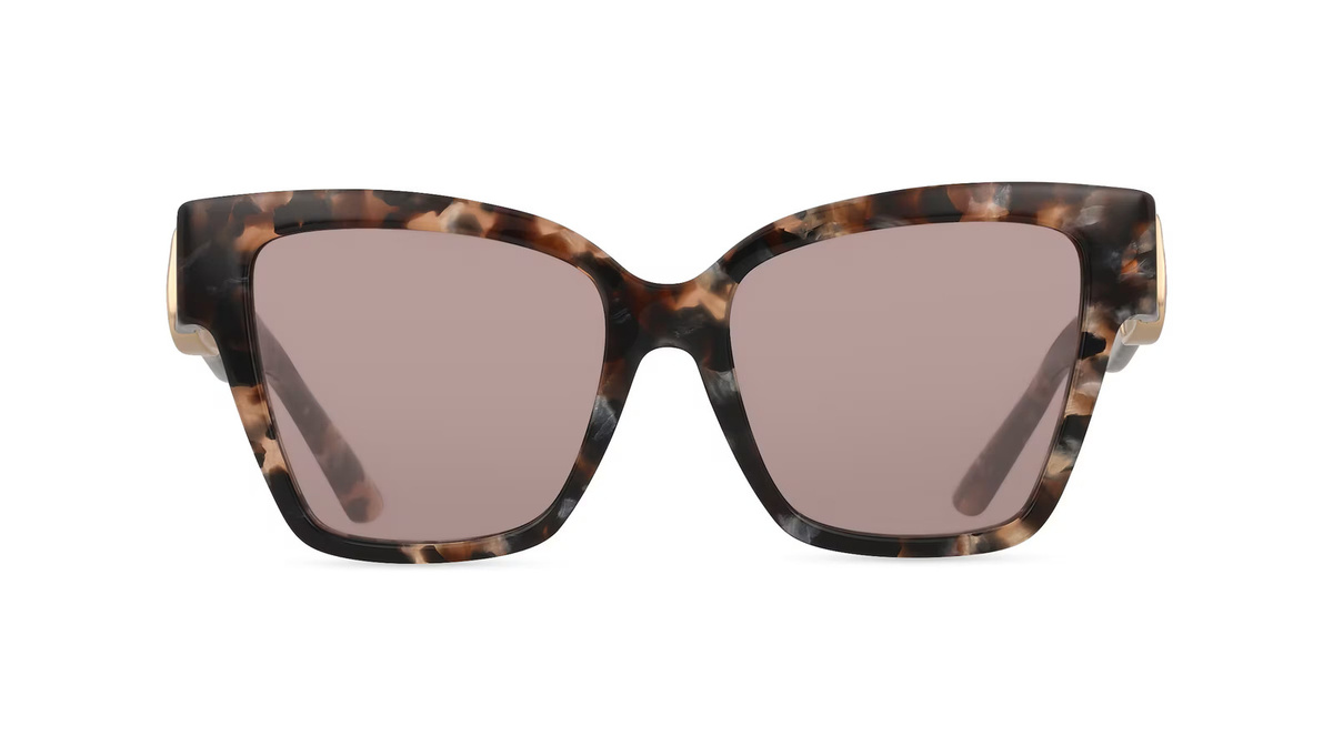 Dolce&Gabbana 0DG4470 Sonnenbrille, Vollrand, Quadratisch, Acetat, Damen, braun, purple - Bild 1