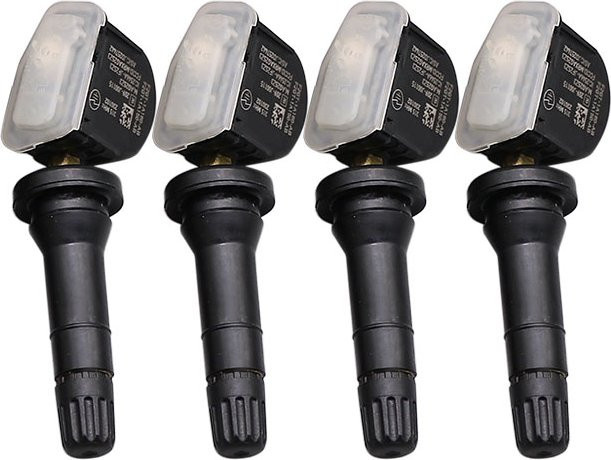 GANGLE 4er-Set Reifendrucksensoren für Ford Explorer, 315 MHz, Farbe: Schwarz, Ersatz für F2GT-1A180-AB und F2GZ1A189A, TPMS-35 MHz - Bild 1