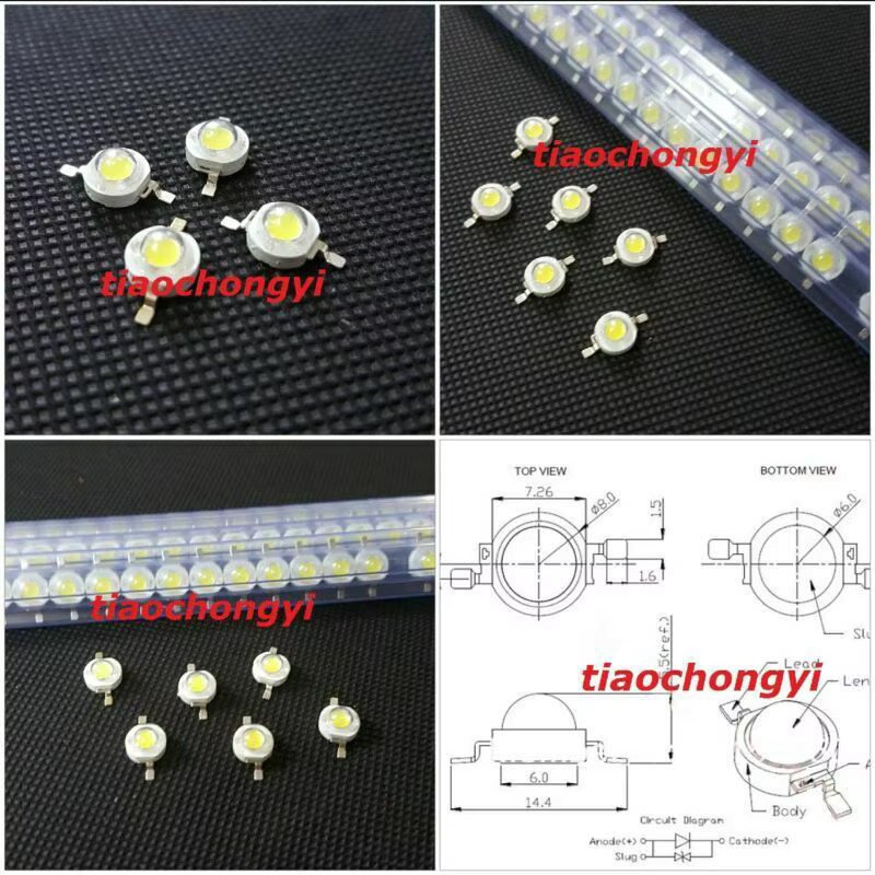 TiaoChongYi Warmweiße Hochleistungs-LED-Lampenperlen für Spotlights und Downlights - Bild 4