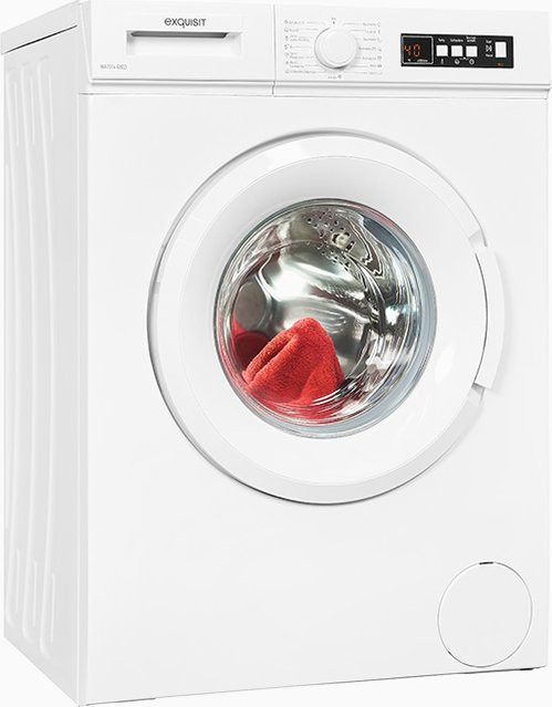 Exquisit WA7014-060D Waschmaschine in Weiss, Frontlader mit 7 kg Waschkapazität, B/T/H: 59,8 x 59,8 x 84,5 cm - Bild 1
