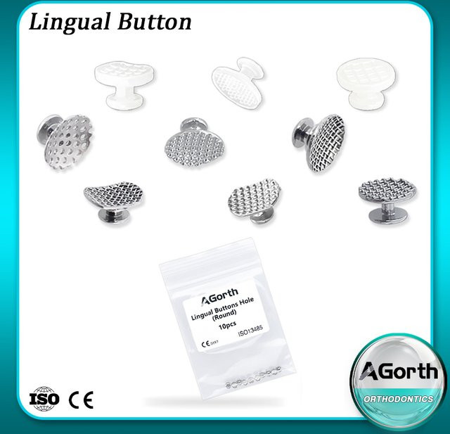 Agorth Lingual Tasten mit Haken, 10 Stück, Keramik - Bild 1