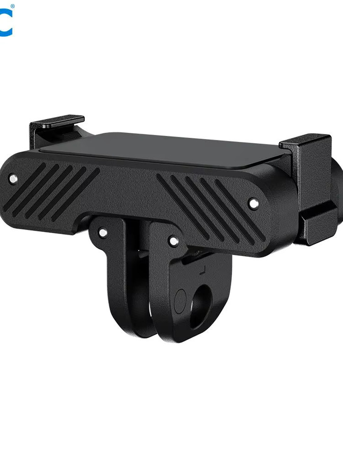 JJC Magnetische Schnellwechsel-Adapterbasis für DJI Osmo Action 5 Pro, 4 und 3 in Schwarz, faltbare Montagebasis mit zwei Klauen - Bild 7