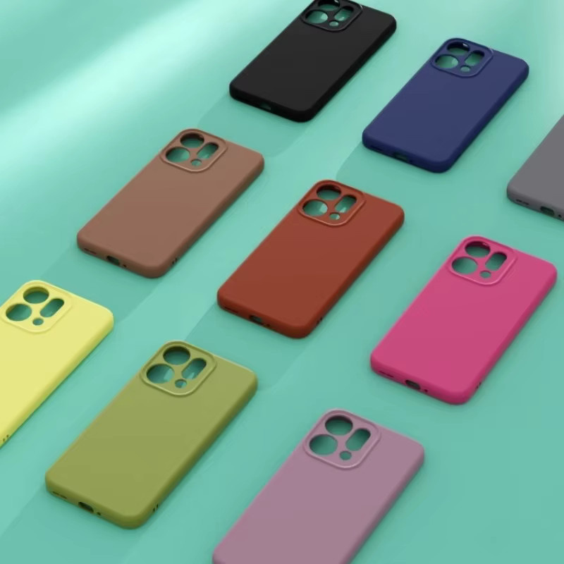 OPPO Find X9 Pro Hülle aus Flüssigsilikon mit MagSafe Wireless Charging und Stoßschutz, Farbe: Rot - Bild 2