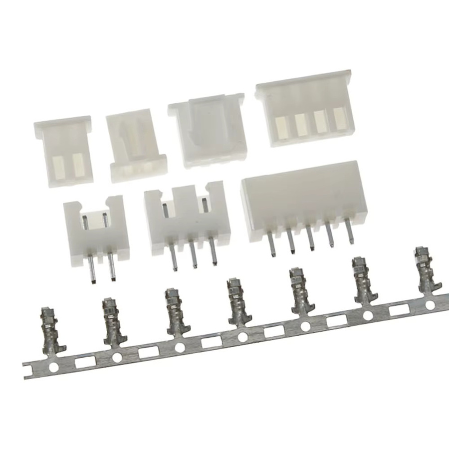 JST PH2.0 und XH2.54 Steckverbinder Set mit männlichen und weiblichen Nadelsteckern, geraden Terminals und Buchsen, Farbe: Weiß - Bild 4