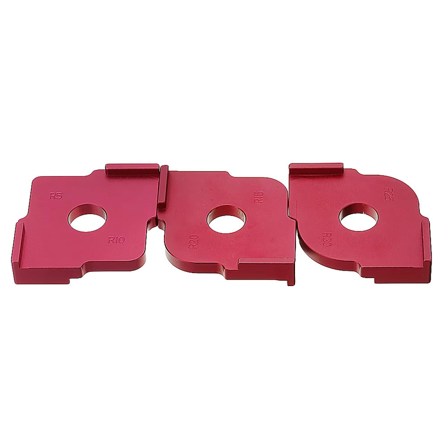 DOERSUPP Quick-Jig Router Tisch Bits Jig Ecke Vorlage für Holzbearbeitung in Rot - Bild 2