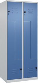 C+P Z-Spind Classic PLUS Spind mit 4 Fächern und Sicherheits-Drehriegel, B/T/H: 80 x 50 x 185 cm - Bild 1