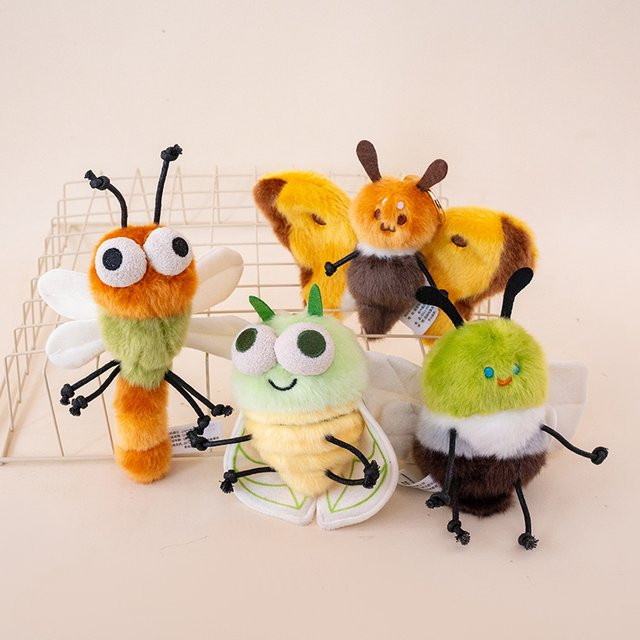 BABIQU Insekten-Plüsch-Anhänger-Spielzeuge, Tiere, Plüsch / Textil, Bunt / Mehrfarbig - Bild 1