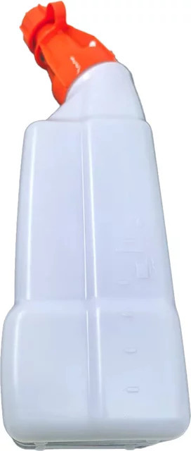 DAZZLEEX Kraftstoff- und Ölmischflasche für 2-Takt Motoren, 1 l, Weiß - Bild 1