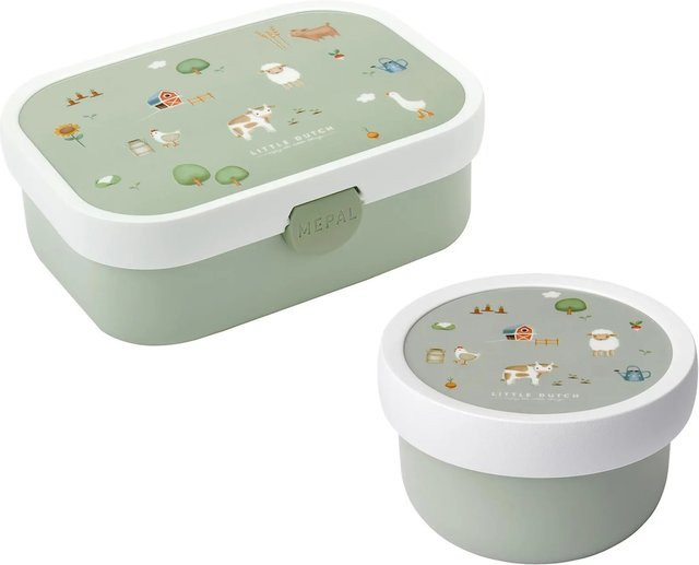 Mepal Campus Obst- und Bentobox Little Farm Multicolour 300 ml und 750 ml - Bild 1