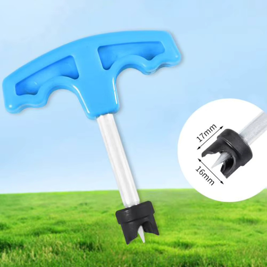 DAZZLEEX 16mm Lochöffner-Werkzeug für PE-Rohre mit T-Griff in Blau - Bild 2