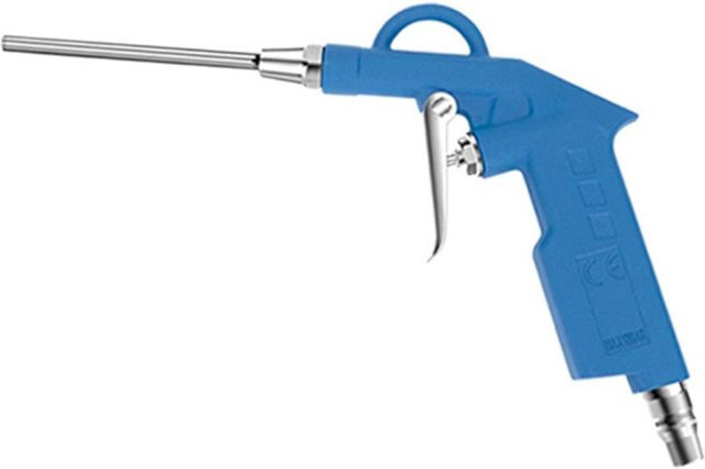 TOMTOP JMS Luftblaspistole mit hohem Durchfluss und verlängerter Düse aus Aluminium in Blau - Bild 1