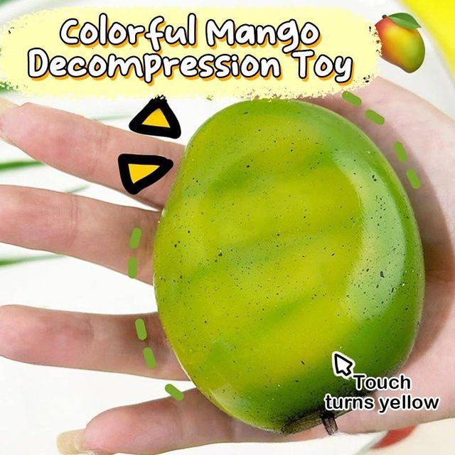 BC Pet Supplies Mango Squishy Spielzeug, Farbwechselnd, 1 Stück - Bild 1