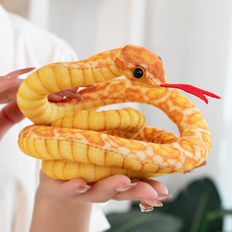 GDzaccly Plüschschlange Riesenboa-Kobra Plüsch - Bild 1
