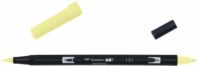 Tombow ABT Dual Brush Pen Lemon Lime 131 in Gelb - Bild 1