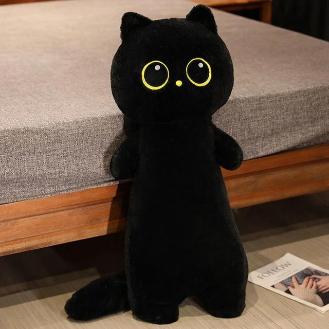 Katze Plüschtier Streifenkissen 40cm ab 3 Jahren - Bild 1