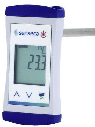 Senseca ECO 122 Einstichthermometer mit Pt1000 Fühler-Typ in Blau aus Edelstahl - Bild 1