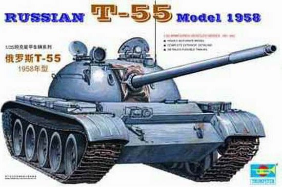 Trumpeter Russischer Panzer T-55A von 1958, Fahrzeuge - Bild 1