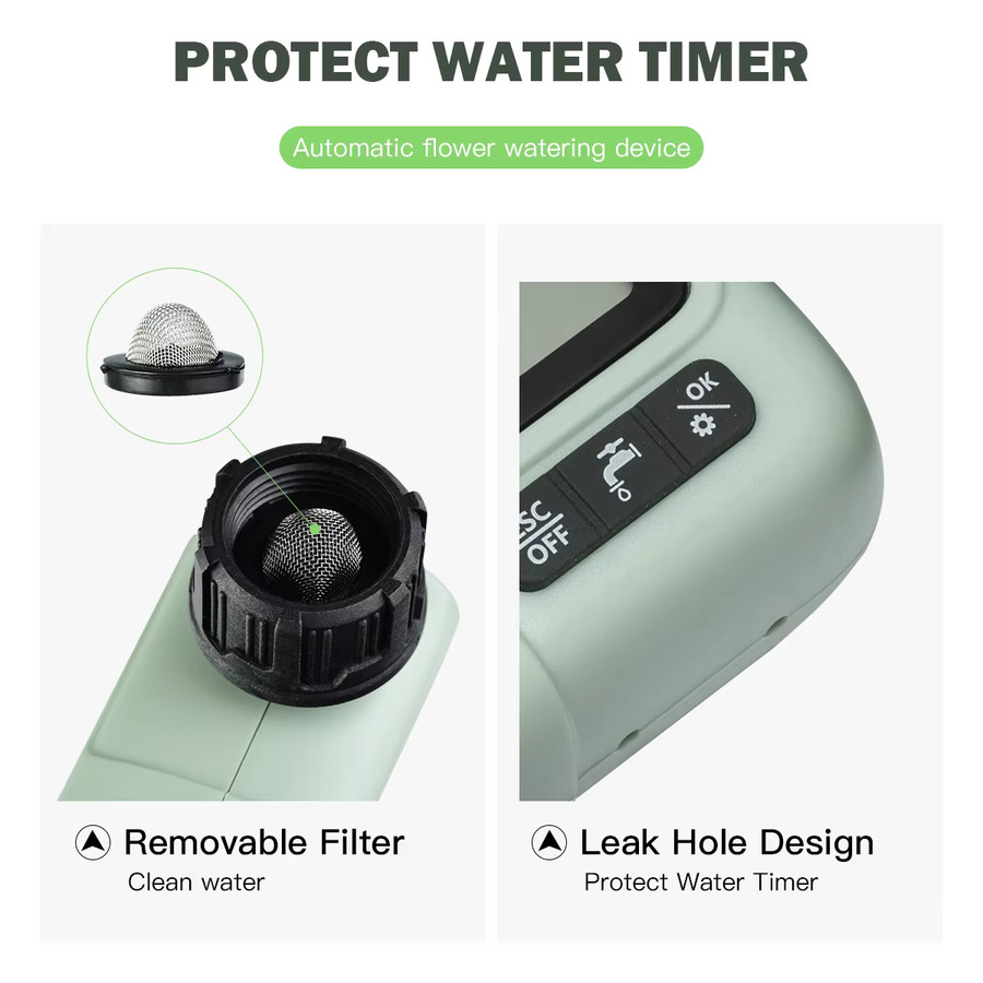 HCT-322 Automatischer digitaler Wassertimer für die intelligente Gartenbewässerung und Außenbewässerung - Bild 2