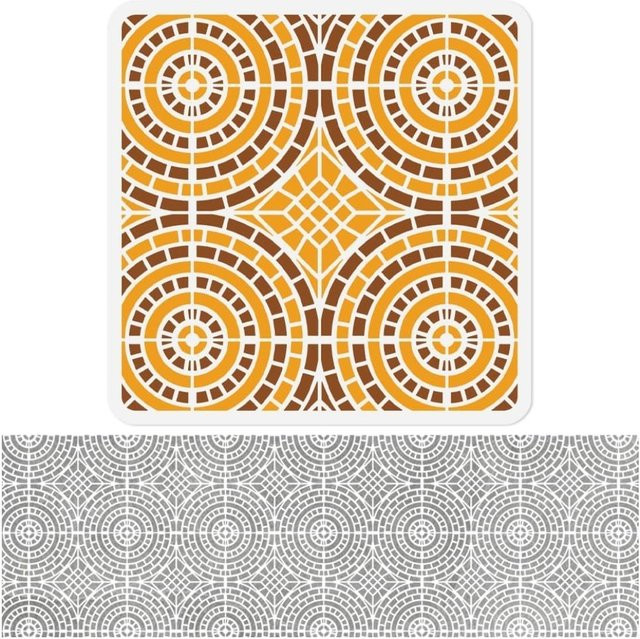 Holtz Mosaik-Schablone aus Kunststoff für DIY-Handwerk und Zeichnungen, B/T/H: 30 x 30 x 30 cm - Bild 1