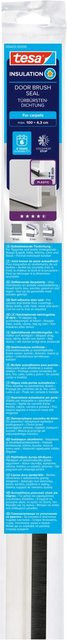tesa Insulation Türdichtung Bürste Textil Weiß selbstklebend - Bild 1