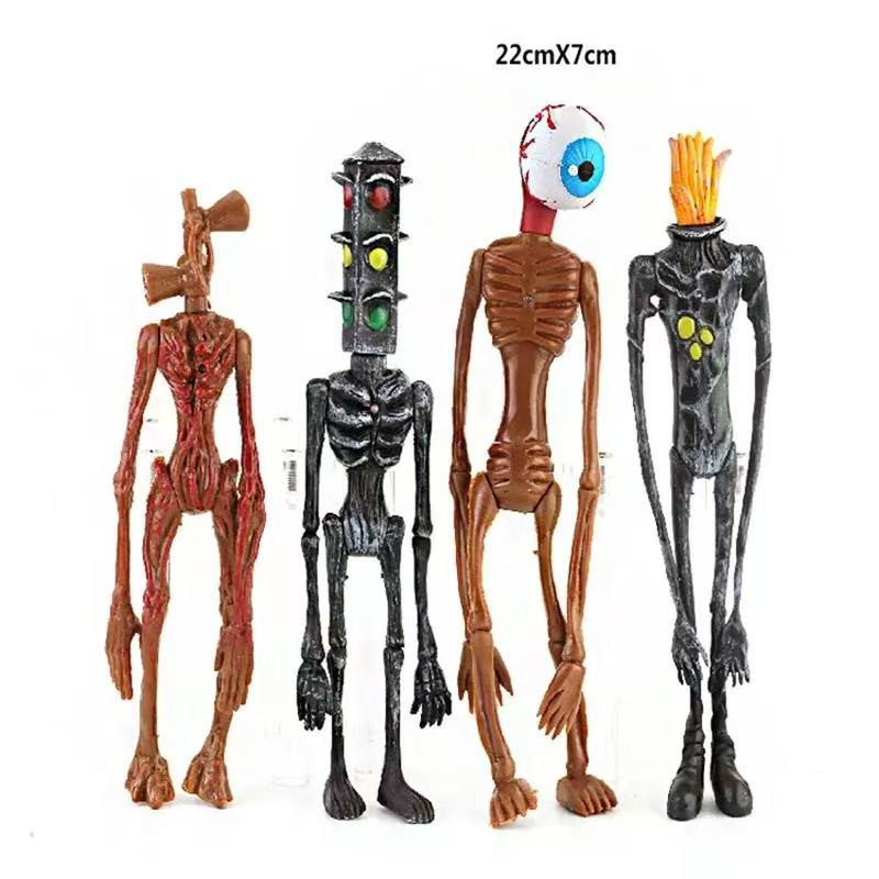Yiran toy 1 Siren Head Action-Modellfigur Horror PVC 4-teiliges Set - Bild 2