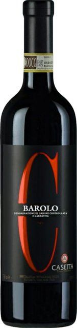 Casa Vinicola Casetta Barolo, Rotwein, Nebbiolo, Piemont, 2016, trocken, 0,75 l - Bild 1