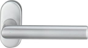 Dieckmann Profiltür-Drückerlochteil 1108/2033 VA EST in Silber, B/H: 65,0 x 75,0 cm, Tiefe: 34,0 cm - Bild 1