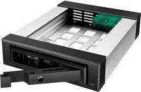 RaidSonic Icy Box IB-129SSK-B Wechselrahmen für 3.5 und 2.5 Zoll SATA/SAS Festplatten in Schwarz - Bild 1