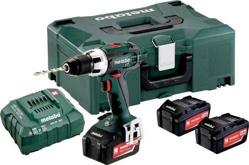 Metabo BS 18 LT Akku-Bohrschrauber Set in Schwarz-Grün mit 18V und 4.0Ah Li-Ion Akku - Bild 1