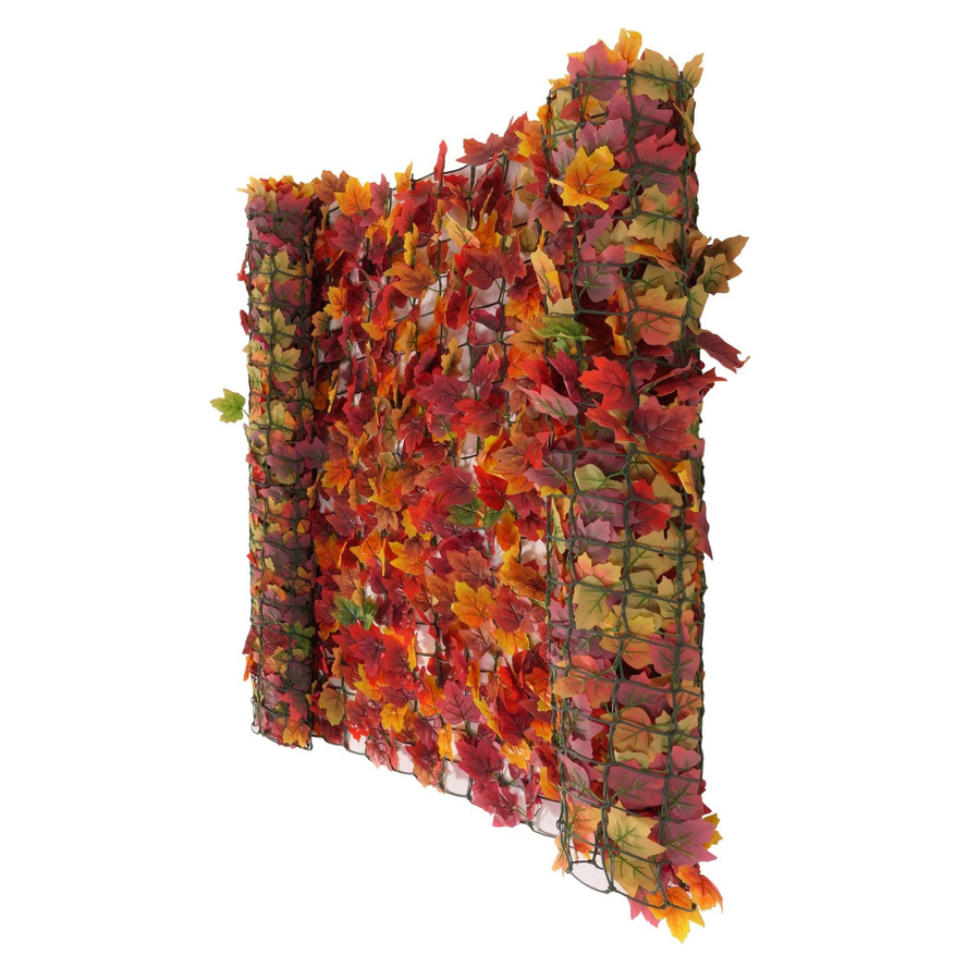 MCW Balkonsichtschutz Blatt Ahorn Rot-Gelb B: 300 cm, H: 150 cm - Bild 3