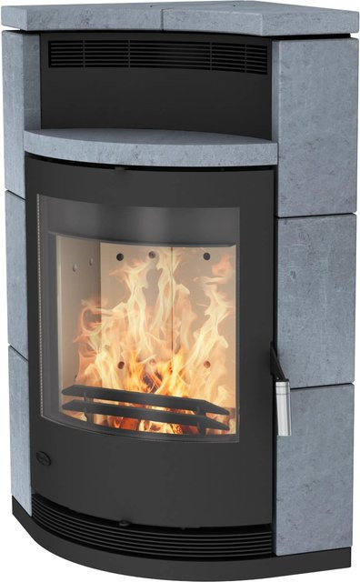 Fireplace Kaminofen Lyon Speckstein Schwarz 8 kW - Bild 1