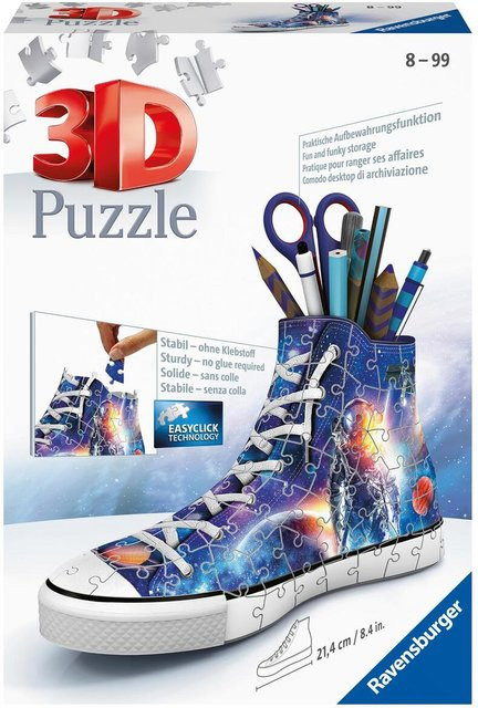 Ravensburger 3D Puzzle Sneaker Astronauten im Weltall - Bild 1