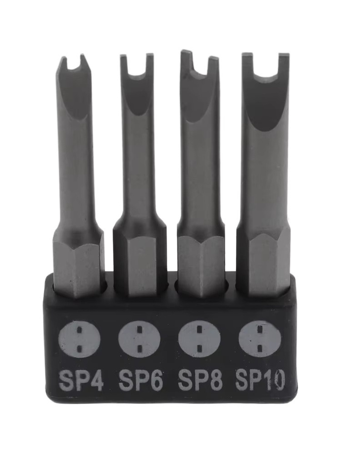 VIBRATITE Schraubendreher-Bit Set mit ABS-Griff und Metalldreieck, 6,35 mm Aufnahme, Länge: 50 mm - Bild 2