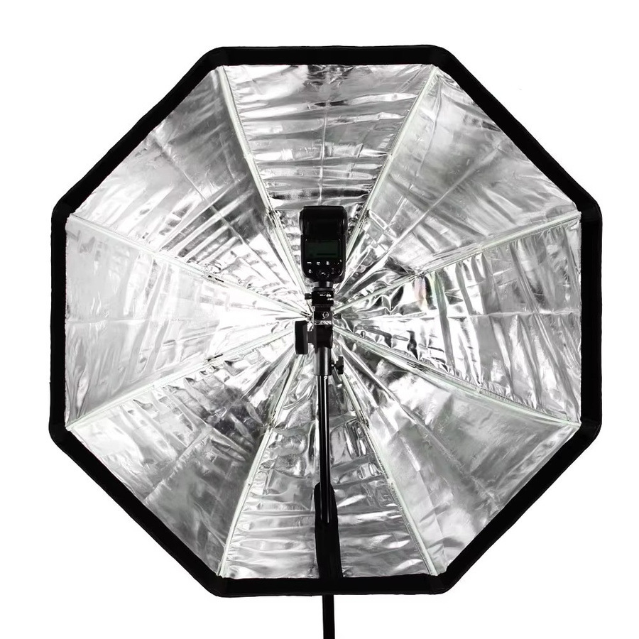 Godox Octagon-Softbox-Regenschirm Brolly Reflektor für Studio Strobe und Speedlight Flash - Bild 3