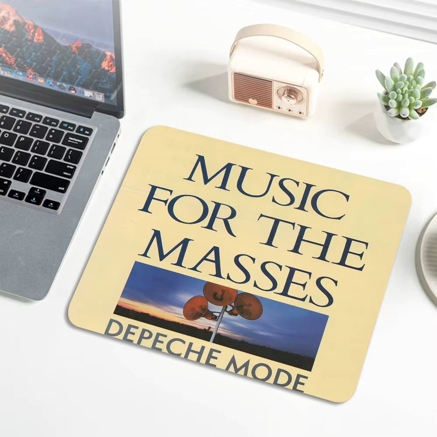 Rastar Depeche Mode Singer Shortcuts Mauspad aus Stoff mit rutschfester Gummibasis für Laptop und Heimcomputer - Bild 4