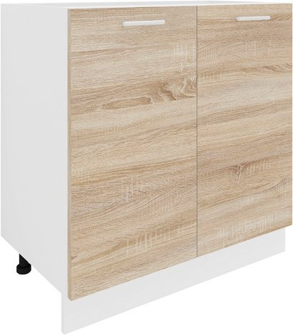 VCM Küchenschrank Esilo Unterschrank in Beige mit zwei Drehtüren, B/H/T: 80 x 82 x 46 cm - Bild 1