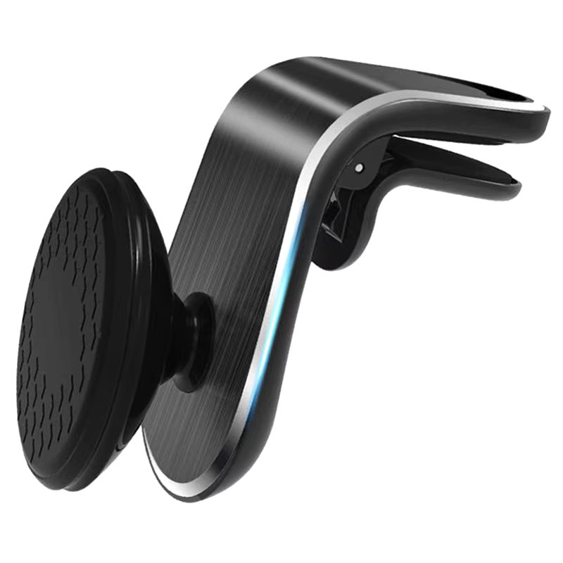 Magnetischer Autotelefonhalter in Schwarz mit 360-Grad-Luftauslass und Entenschnabel-Halterung - Bild 7
