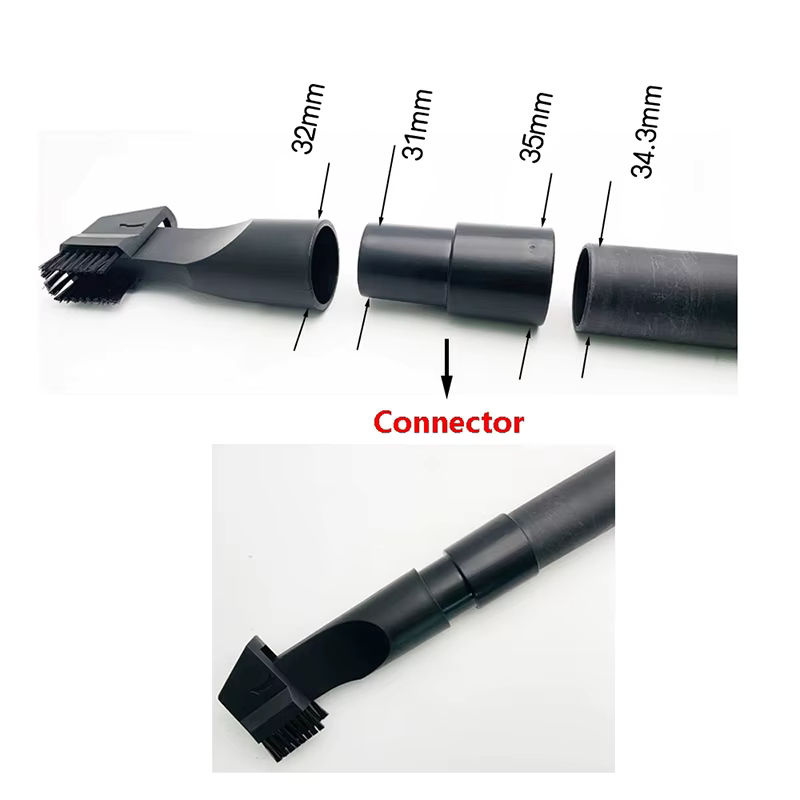 Kärcher Staubsauger Zubehör Set mit Düse und Pinsel in Schwarz für NT18/1 NT25/1 NT30/1 NT38/1 WD1 WD2 WD3 WD4 WD5 MV3 MV5 DS550 - Bild 2