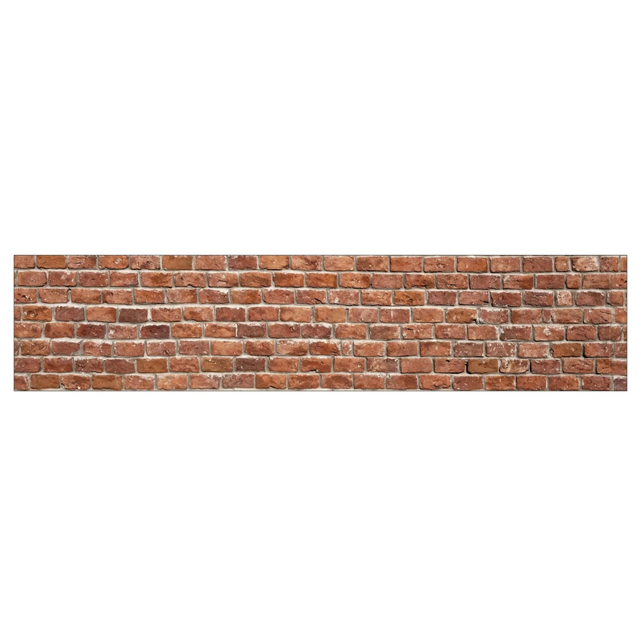 MySpotti Küchenrückwand Profix Cucina Brick Wall in Ziegelrot mit Fliesenoptik und Aluminium-Abschluss B: 270 cm, H: 60 cm - Bild 2