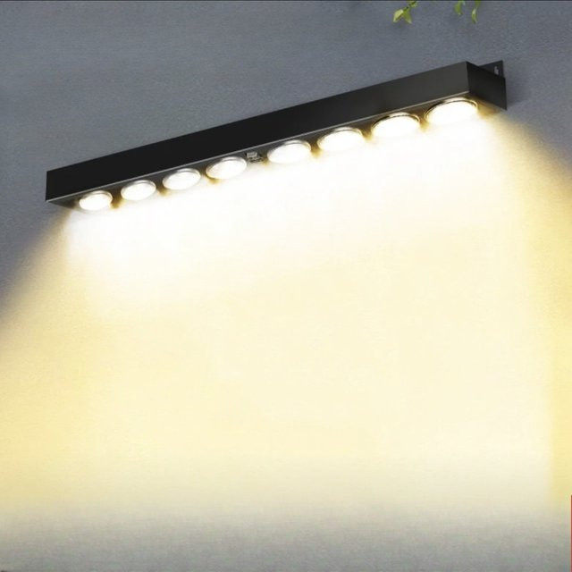 ZTree LED Solar Wandleuchte wasserdicht für Garten Terrasse und Balkon - Bild 1