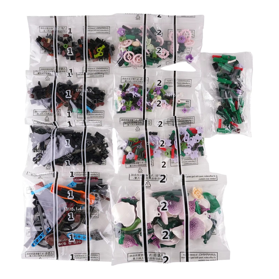 stemedu Phalaenopsis Bausteine Blumen Orchidee, Puzzle Spielzeug, 619 Teile, ab 12 Jahre - Bild 2