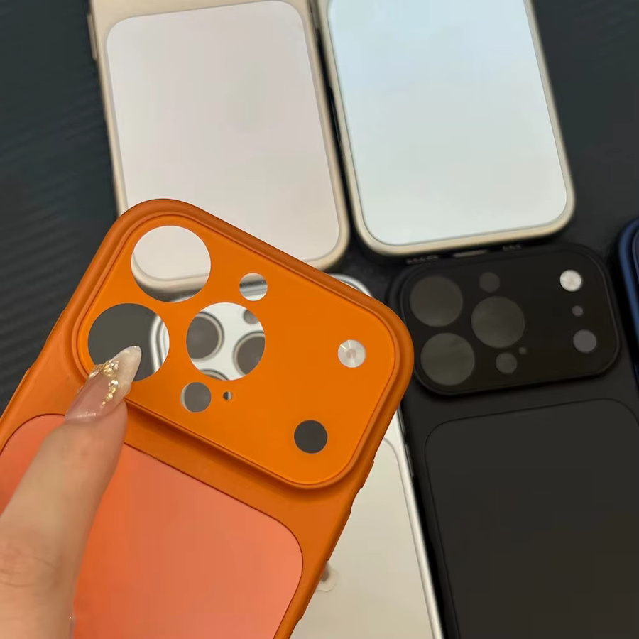 Schutzhülle aus PC und TPU in Blau für iPhone 17 16 15 14 13 Pro Max mit Glas-Kameraschutz und mattem Finish - Bild 3