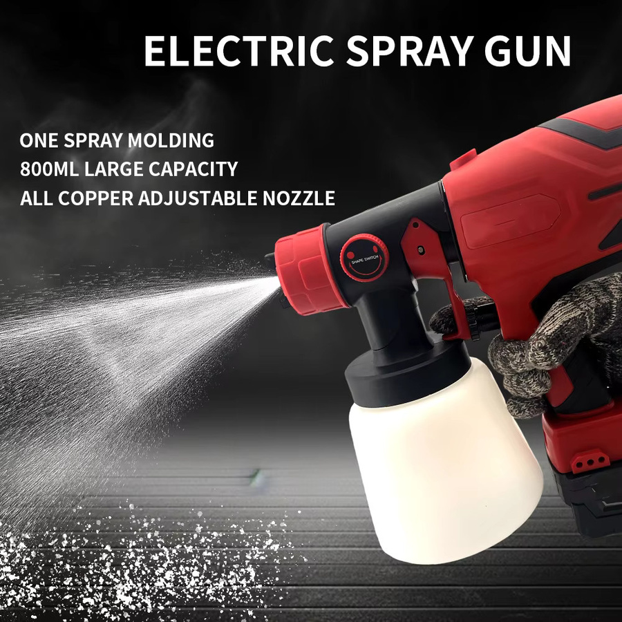 Milwaukee Schnurlose Elektrische HVLP Spritzpistole mit 800 ml Fassungsvermögen für Auto, Möbel und Stahlbeschichtung - Bild 2