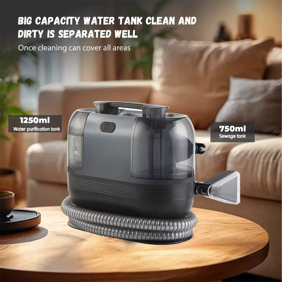 OWJHE Tragbarer Teppichreiniger mit 1500 W und 15 kPa Saugkraft zur Fleckentfernung für Teppiche, Sofas und Autositze - Bild 2