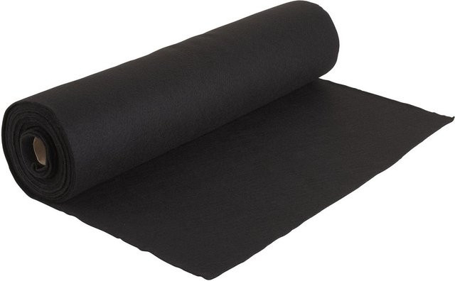 VBS Bastelfilz Schwarz B: 45 cm, L: 500 cm - Bild 1