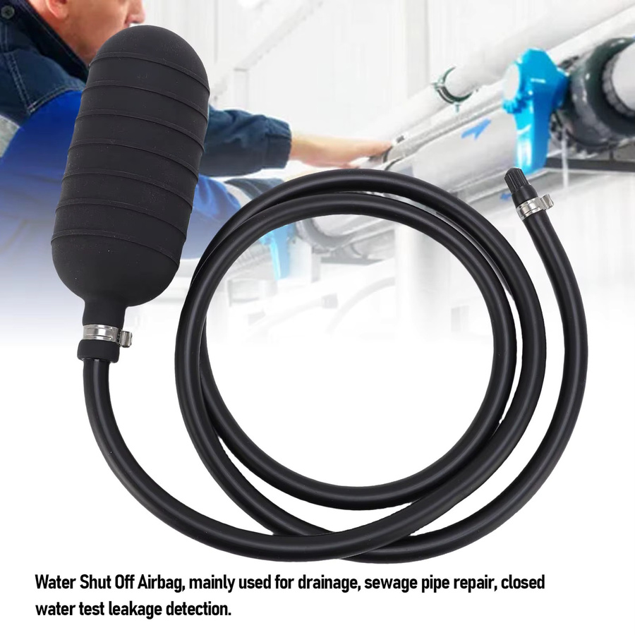 Aufblasbarer PVC-Rohrstopfen in Schwarz für die Wartung von Rohrleitungen und Wassertests - Bild 4