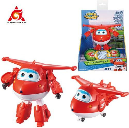 Alpha-Gruppe Super Wings Verwandlungs Flugzeug Roboter Actionfiguren - Bild 1